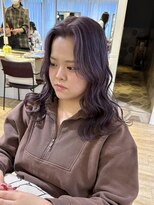 テトラ バイ ネオリーブ 横浜西口店(tetra by neolive)&nbsp;ラベンダーグレージュ 透明感カラー ハイトーン ケアブリーチ