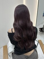 ジーナ 吉塚(Zina) 艶巻き ワインレッド【福田れん】吉塚美容室 髪質改善 暖色系