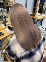 ユニ バイ マグ 長野店(Uni.by Mag)&nbsp;20代30代透明感◎ブリーチカラー×ミルクティーグレージュ