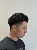極道パーマ【鈴鹿/メンズ/メンズパーマ/フェード/眉毛】