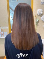 ヘアー リーフ(Hair Leaf)&nbsp;髪質改善ふわのび縮毛矯正ビフォーアフター2