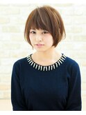 絶対的小顔ヘア☆浮遊感のある愛されショートヘア