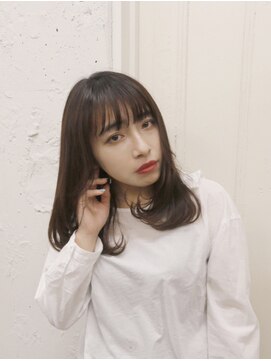 オペラ バイ バレエ 清澄白河店(OPERA by BALLET HAIR) 【OPERA】シースルーバングミディ