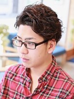 リビーチ ヘア リゾート 赤羽(Rebeach HAIR RESORT)&nbsp;【赤羽リビーチ】２ブロック×メンズのルーズパーマヘア