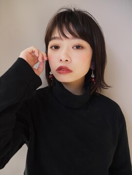 モリオ フロム ロンドン サッポロファクトリー店(morio FROM LONDON) 【morio札幌】2020年原宿髪型 大人かわいい黒髪外ハネボブ