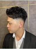 ビジネスショート×フェードスタイル<理容室><立川/バーバー>