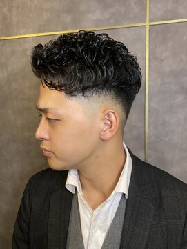 メンズオンリーサロン 創 立川 ビジネスショート×フェードスタイル<理容室><立川/バーバー>