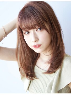 アフロート ルヴア(AFLOAT RUVUA) 伸ばし中もイメチェン【ひし形レイヤー】で華やかに!【京佳】