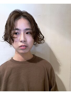 スナッグ(snug) ハンサムショート×パーマ