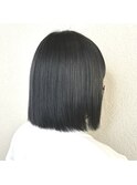 タッセルカット×アッシュグレー