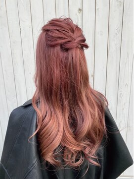 カーラ 北戸田店(Cara) ダブルカラー/オレンジブラウン/ケアブリーチ/透明感/カット