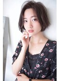 前下がり顎ラインボブ/20代30代40代/絶壁解消/ピンクベージュg4