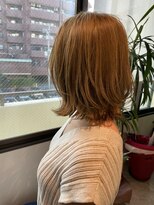 コワファーストナガサキシャンプーボーイ(COIFF1RST NAGASAKI SHAMPOO BOY)&nbsp;ボブウルフ×ハニーブラウン