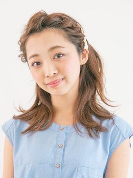 アース 川口店(HAIR&MAKE EARTH) 編み込みカチューシャアレンジ