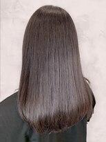アース 日吉店(HAIR&MAKE EARTH) 20代30代40代髪質改善カラーアッシュベージュ艶感ストレート