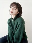 ◎ぱつっとボブ♪大人かわいい小顔カットシースルー前髪《池袋》