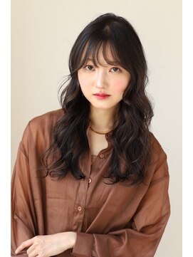 ヘアーアンドメイク エクリ 不動前店(Hair&Make equri) 波巻きロングスタイル