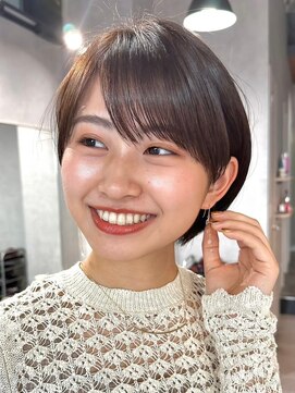 プルーヴ 秋葉原(prove) 30代40代大人女性/前髪ありショートボブ/ショートヘア/髪質改善