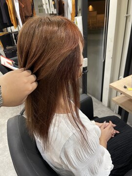 ラフ 難波店(LAFF) #黒髪#ボブルフ#ネビージュ#小顔#ワンレン