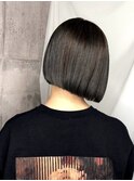 ぱつっとボブ