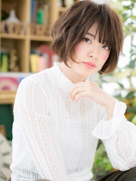 カバーヘア イヴ 戸頭店(COVER HAIR EVE) アシンメトリー斜めバングシースルー大人ボブc5戸頭20代30代40代