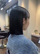 アルボーテルジェ(Art BeAute' ROUGET)&nbsp;バッサリカット扱いやすい切りっぱなしボブに＊ビフォアー有