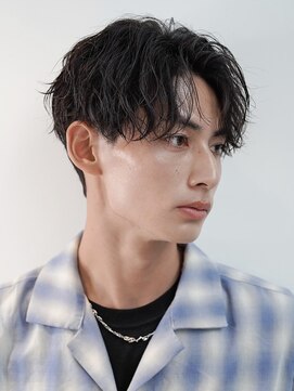 ゼロ 渋谷(XeRo) 【ウェーブセンター】前下がり　波巻きスパイラル