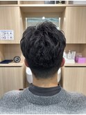 【メンズパーマ】ショートアップバングパーマ