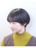 マッシュショート#黒髪#耳掛けショート#くびれショート#ボブ