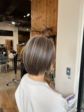 ディッシュ 五反田(dish) ハイライト/ブリーチ/ベージュ/ショート☆五反田美容院