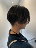 #黒髪#ボブルフ#ネビージュ#小顔#ワンレン
