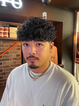 ダムディートウキョウ 心斎橋店(DAMDEE TOKYO) ダークアッシュ/カルマパーマ/ベリーショート[心斎橋/理容室]