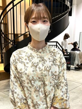 ラフ 新宿(Laff) 【Laff】原田 大人可愛い20代30代40代ショートボブ丸みショート