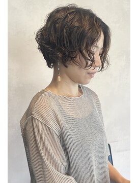 リフ デザイン ラボ(riff design labo) ニュアンスパーマ/ショートボブ/ショートヘア