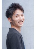 ふんわりメンズパーマ