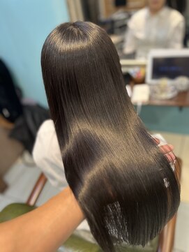 ニチカ 銀座(NYCKA) 縮毛矯正+カラー+髪質改善トリートメント