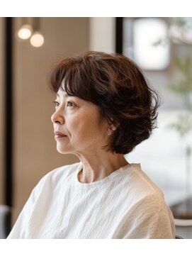 ラクレール 五香 大人ショート50代【松戸#五香#白髪染め#カラー専門店】