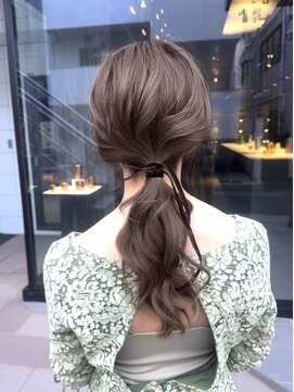 コート 表参道(Cote) 結婚式二次会セット☆大人可愛いモテ髪編み込みヘアアレンジ