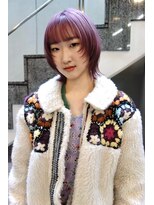 レコ 渋谷(LECO)&nbsp;カシスピンクレイヤー顔まわりレイヤーハイトーン