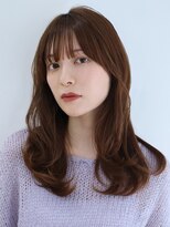 アース 二俣川店(HAIR&MAKE EARTH)&nbsp;二俣川_レディース_ロング_コテ巻き_ブラウン_ナチュラル_小顔