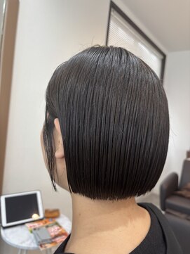 プラベヘアー(Prave hair) きりっぱなしぱつっとボブ