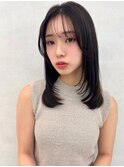 韓国レイヤー/ワインレッド/マロンベージュ/イメチェン/吉祥寺