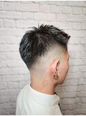 直毛でもセットのしやすいフェードスタイル