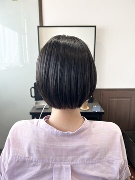 ミレナ(Milena) ショートボブ×ナチュラル縮毛矯正