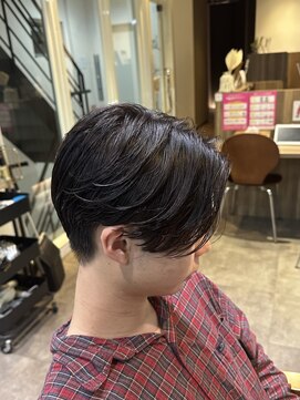 トリウェル(TRIWELL) 曲がる縮毛矯正+メンズカット