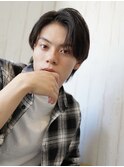 フェザーショート/メンズカット/ツーブロック/ビジネスマン