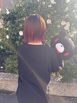 ヘアー バイ フォーク 旭川店(Hair by VORK) 切りっぱなしブリーチなしカラー