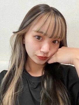 ロンドヴァリー 渋谷店(Lond vallee) イメチェン外ハネボブワイドバングホワイトブロンド美髪韓国