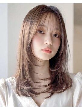 ハム 立川(hum) ココアベージュ/オリーブグレー/小顔/黒髪[立川/髪質改善]