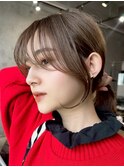 横顔が綺麗に見える 顔まわりレイヤーカット